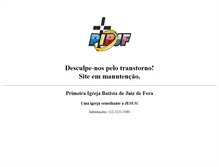 Tablet Screenshot of pibjf.com.br